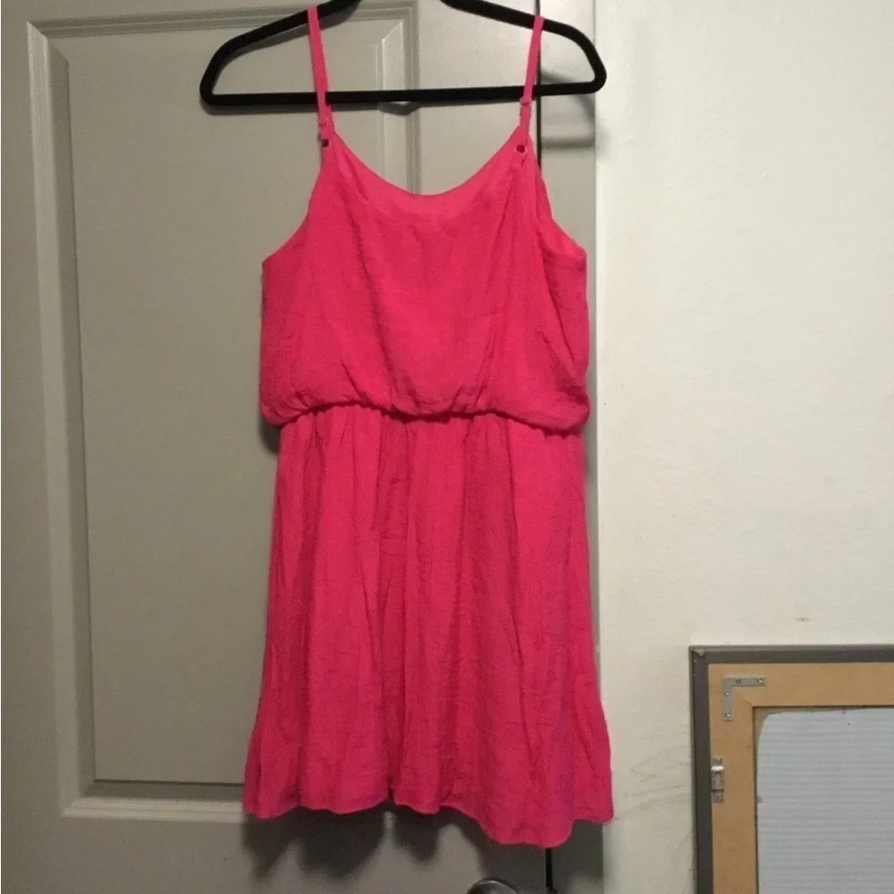 Iz Byer Vibrant Pink Dress - Picture 2 of 3